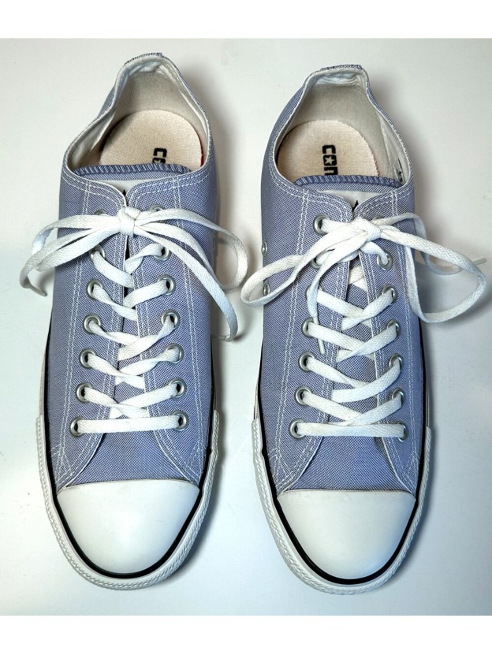 Converse All Star Ortholite Light Purple Low Top Canvas Sneakers Women 9.5 - Picture 2 of 11